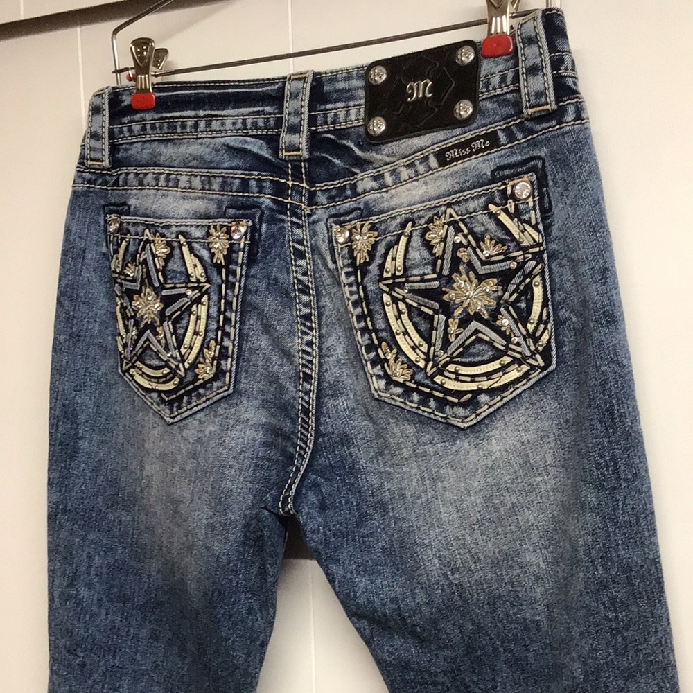 Miss Me Y2K Star pocket design relaxed bootcut denim rodeo glitz dream jeans